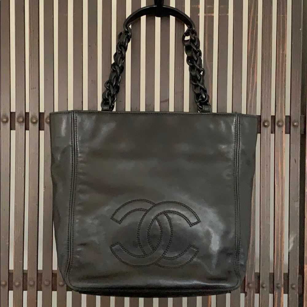 Authentic Chanel vintage Timeless tote
